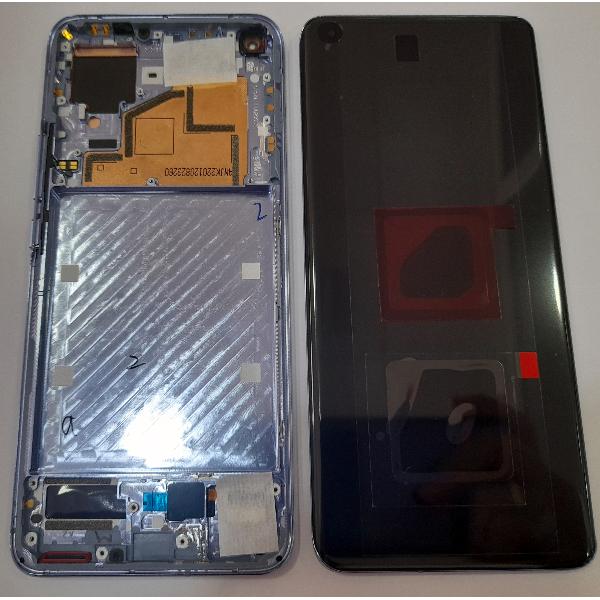 Pantalla para Xiaomi Mi 11 5G 56000600K200 mas tactil negro mas marco violeta Service Pack