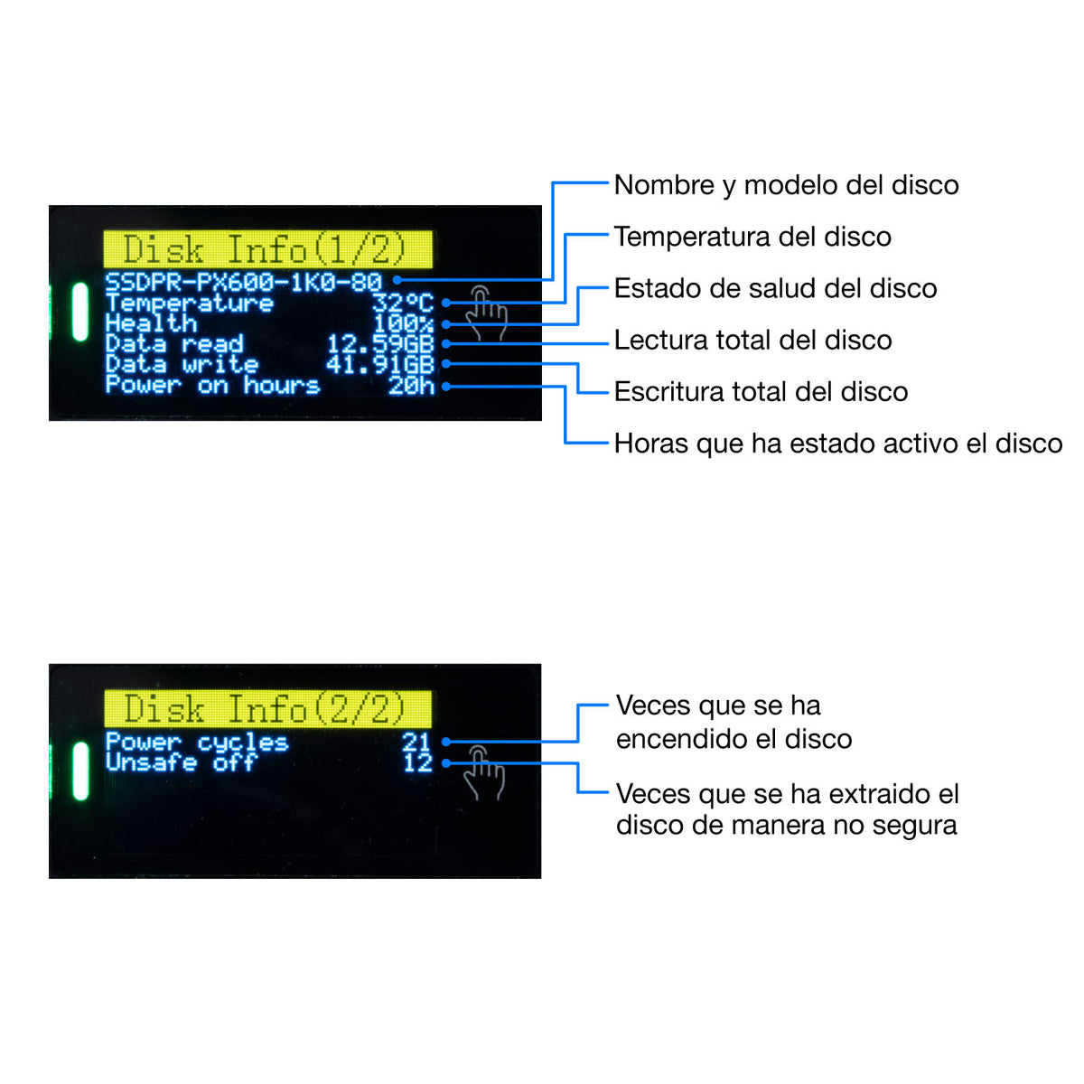 Mini carcasa disco duro SSD Coolbox coo - mcm - m2f M.2 NVMe y SATA usb3.2 gen2