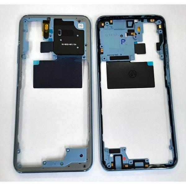Carcasa central o marco azul para Xiaomi Redmi Note 10S calidad premium