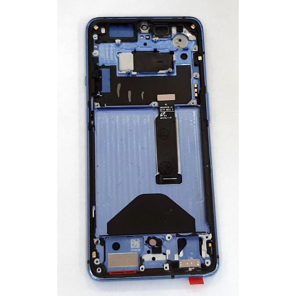 Pantalla oled para Oneplus 7T mas tactil negro mas marco azul compatible