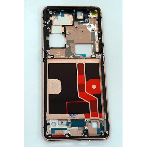Carcasa o marco frontal dorado para Oppo find x2 pro