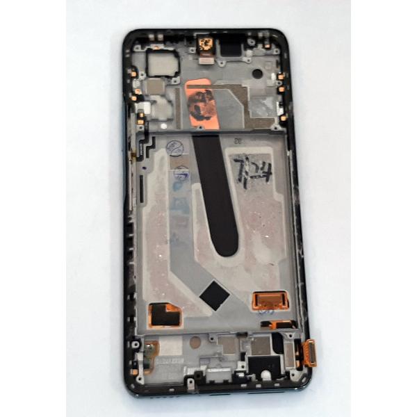 Pantalla lcd para Xiaomi MI 11I mas tactil negro mas marco azul calidad premium