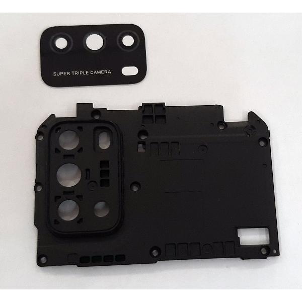 Cubierta camara negra para Xiaomi Poco M3 calidad premium