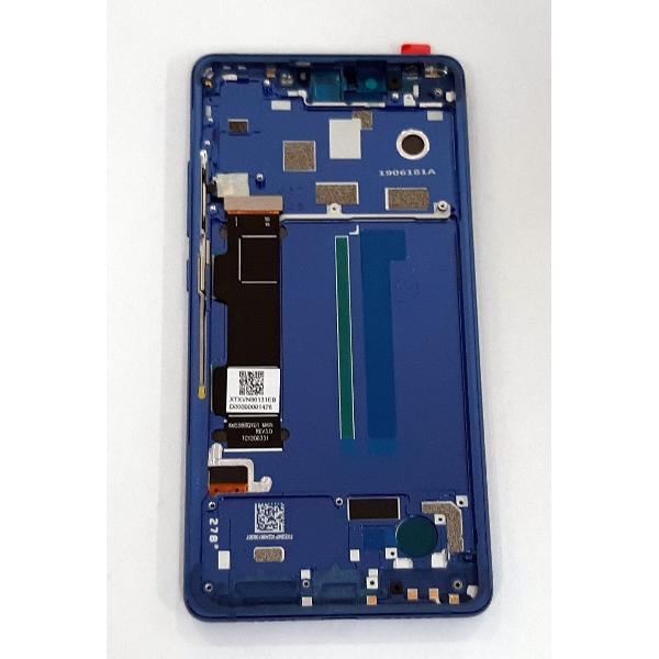 Pantalla lcd para Xiaomi MI 8 SE mas tactil negro mas marco azul calidad premium