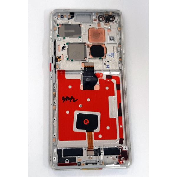 Pantalla lcd para Huawei Mate 40 Pro NOH-AN00 NOH-NX9 mas tactil negro mas marco plata calidad premium