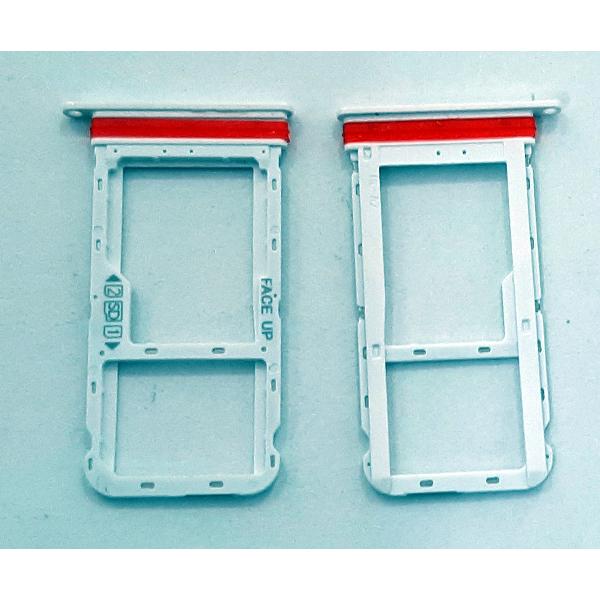 Soporte dual sim blanca para Motorola Moto G8 Calidad Premium