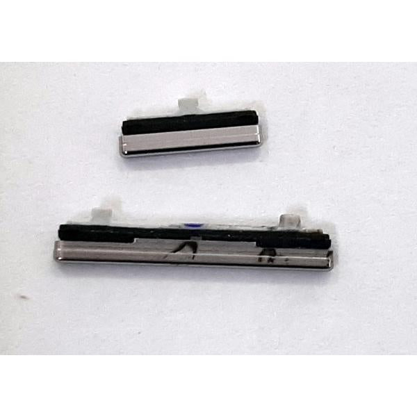 Set 2 botones plata para Samsung Galaxy Note 10+ Note 10 plus Note10+ note 10plus note10plus SM-N975F SM-N975 N975F