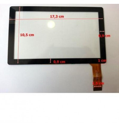 Pantalla táctil repuesto tablet china 7 modelo 10"