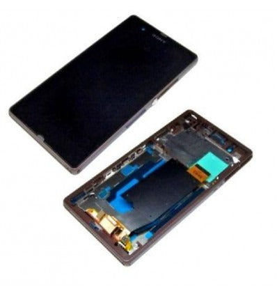 Sony Xperia Z L36H C6602 C6603 Lcd+Táctil+ Marco negro premium