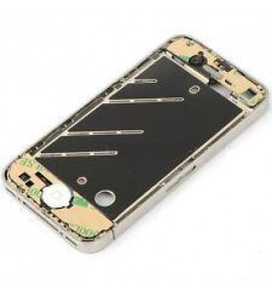 iPhone 4 Carcasa Metalica central completa blanca premium