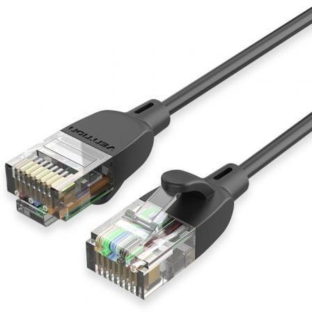 Cable de Red RJ45 UTP Vention IBIBF Cat.6A/ 1m/ Negro - PixelPlaza