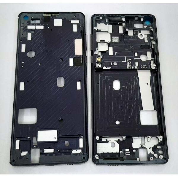 Carcasa central o marco negro para Motorola Moto Edge calidad premium