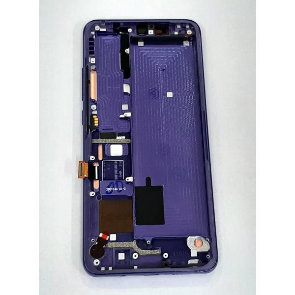 Pantalla LCD para Xiaomi Mi Note 10 mas tactil negro mas marco purpura calidad premium