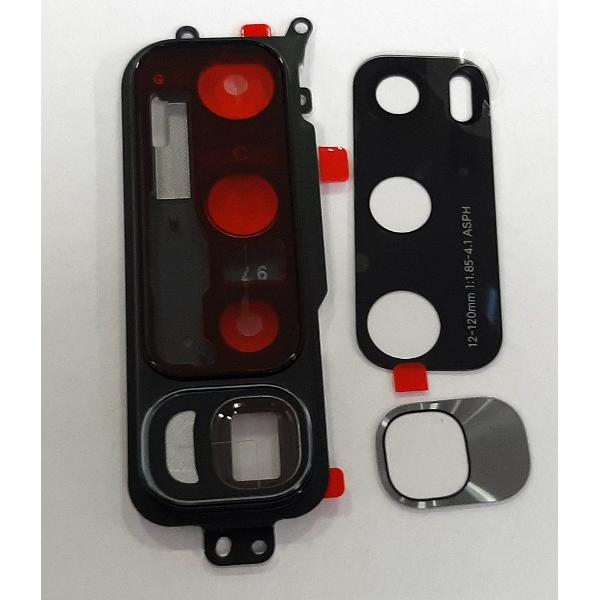Set 3 cubierta camara negra para Xiaomi MI 10 Ultra calidad premium
