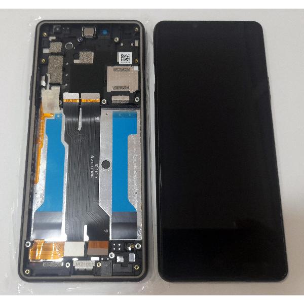 Pantalla lcd para Sony Xperia 10 III PDX-213 A5034092A mas tactil negro mas marco negro service pack premium
