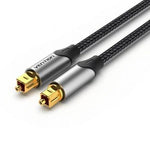 Cable de Audio de Fibra óptica Vention BAVHH/ 2m/ Gris - PixelPlaza