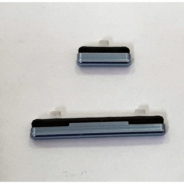 Set 2 botones azul para Samsung Galaxy S10e G970FD SM-G970FD calidad premium