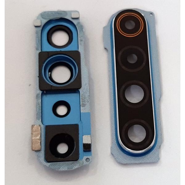 Cubierta camara azul para Oppo Realme X50 RMX2051 calidad premium