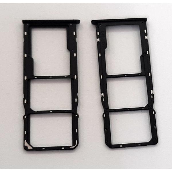 Soporte o bandeja dual sim negra para Realme 6I calidad premium