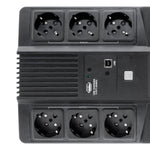 Sai Coolbox scudo3 800va lcd 6 enchufes schuko