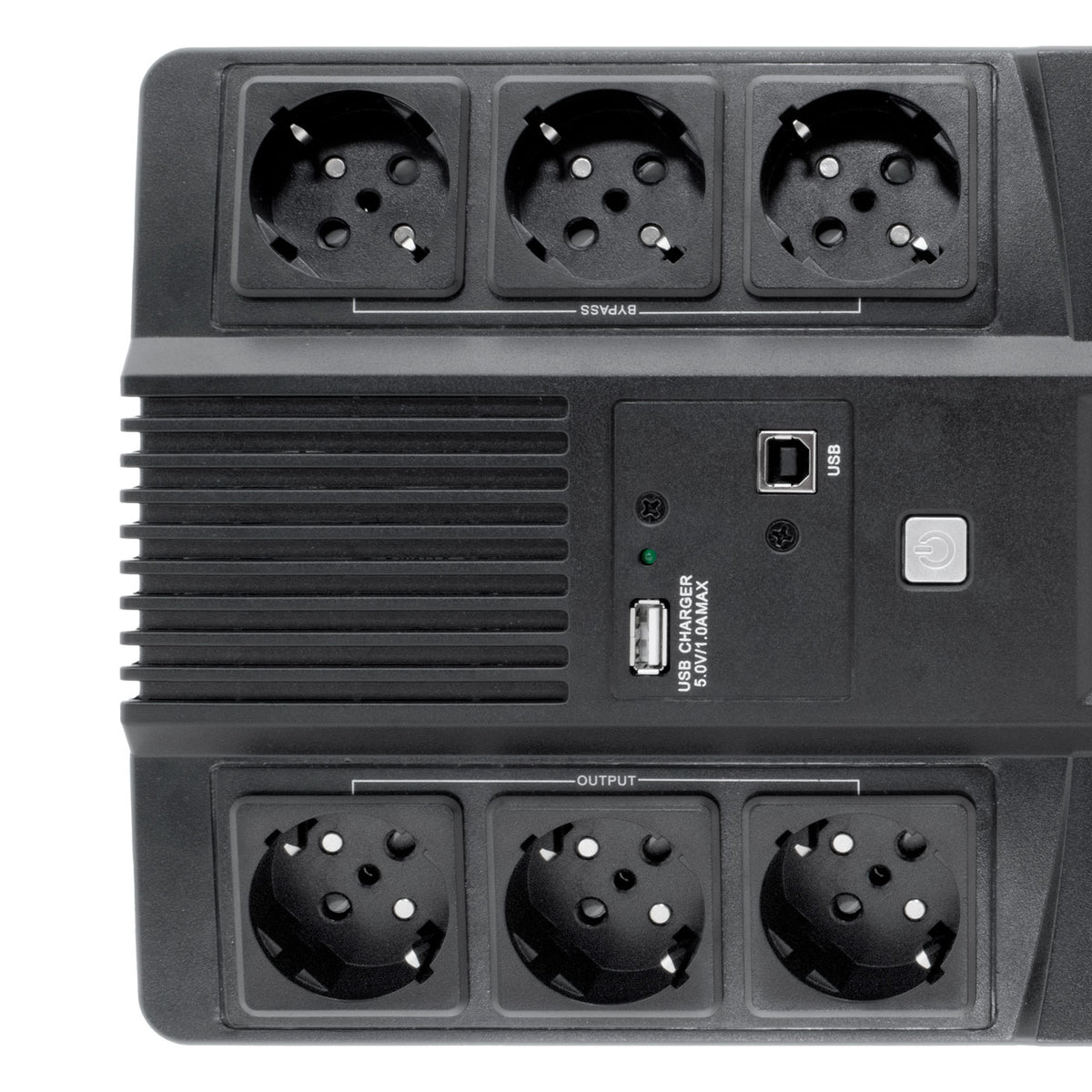 Sai Coolbox scudo3 800va lcd 6 enchufes schuko