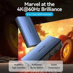 Switch Conmutador 4K HDMI 2.0 Vention AKCL0 HDMI Hembra/ 4x HDMI Hembra - PixelPlaza