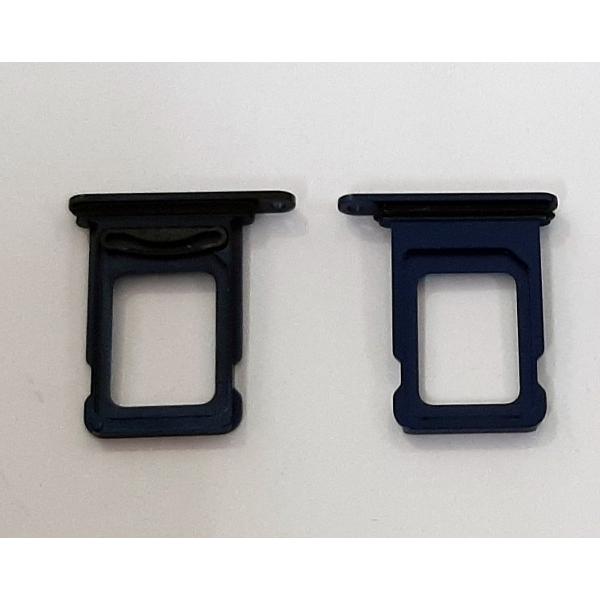 Soporte o bandeja dual sim azul para IPhone 13  calidad premium