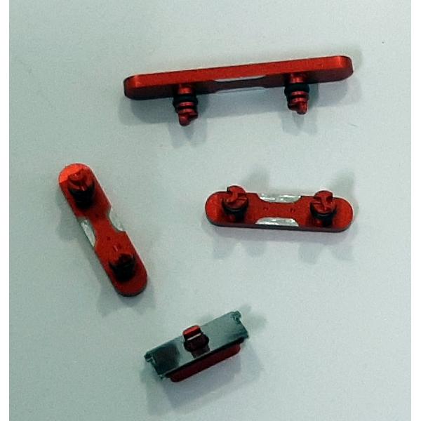 Set 4 botones rojos para IPhone 13 IPhone 13 Mini calidad premium