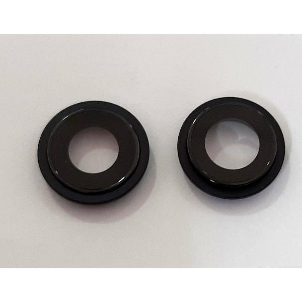Set 2 cubiertas camara negras para IPhone 13 IPhone 13 Mini calidad premium