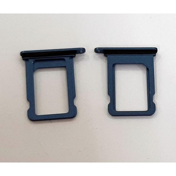Soporte o bandeja single sim azul para IPhone 13 Mini calidad premium