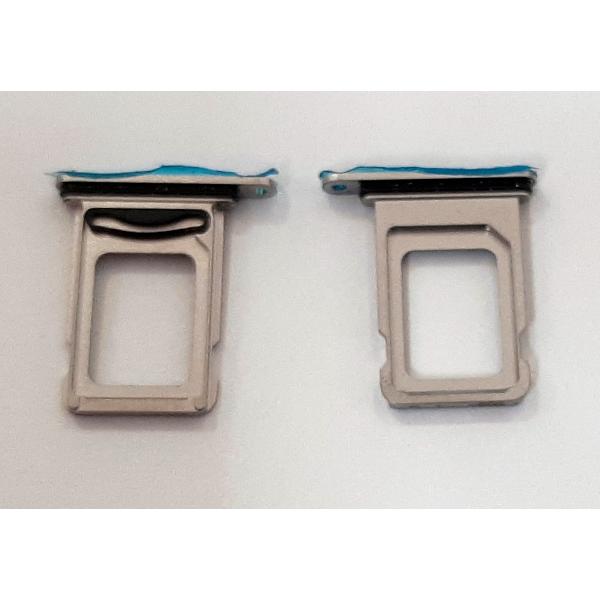Soporte o bandeja dual sim blanca para iPhone 13 Pro calidad premium