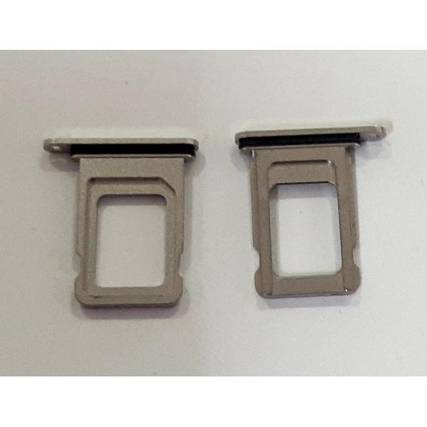 Soporte o bandeja single sim blanca para iPhone 13 Pro max calidad premium