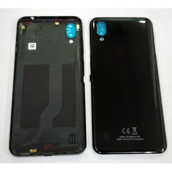 Tapa trasera o tapa bateria negra para ZTE Blade A5 2020