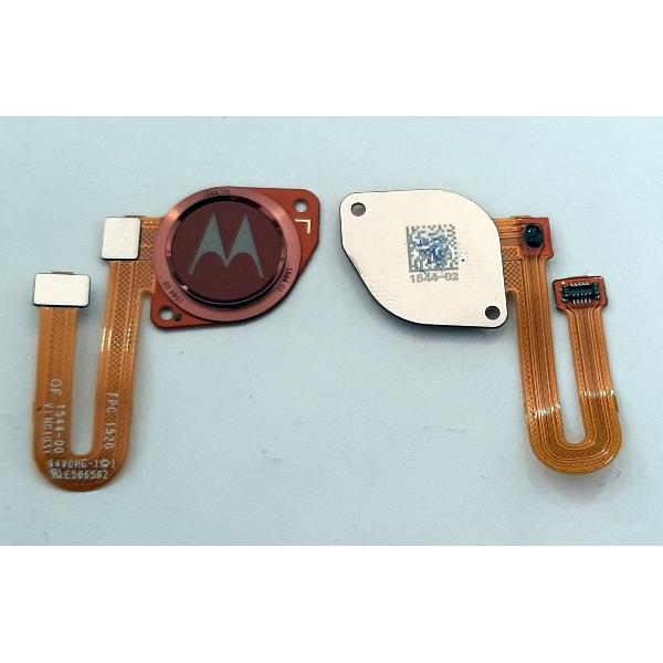 Flex boton home naranja para Motorola Moto E7 Plus XT2081 calidad premium