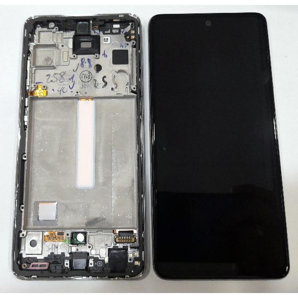 Pantalla lcd para Samsung Galaxy A52s 5G GH82-26861A A528B mas tactil negro mas marco negro service pack