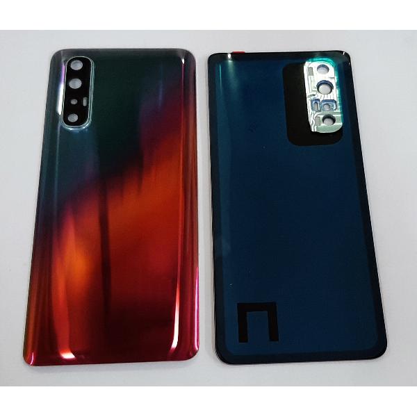 Tapa trasera o tapa bateria roja para Oppo Find X2 Neo mas cubierta camara
