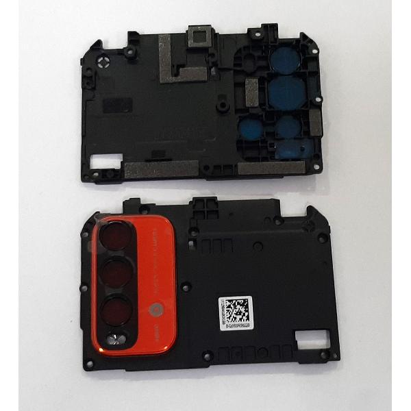 Carcasa sujecion mas cubierta camara naranja para Xiaomi Redmi 9T calidad premium