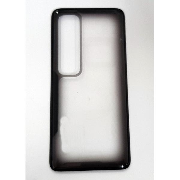 Tapa trasera o tapa bateria negra transparente para Xiaomi MI 10 Ultra