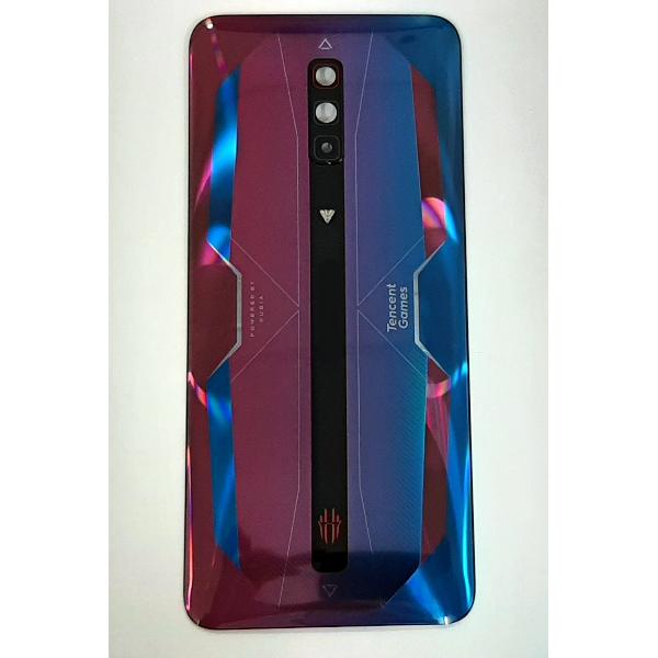 Tapa trasera o tapa bateria azul/rosa para ZTE Nubia Red Magic 6 mas cubierta camara