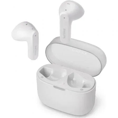 Auriculares Bluetooth Philips TAT2139WH con estuche de carga/ Autonomía 7h/ Blancos - PixelPlaza