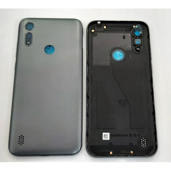 Tapa trasera o tapa bateria gris para Motorola Moto E6S