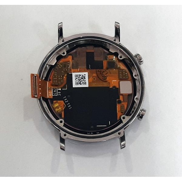 Pantalla lcd para Huawei Watch GT2 42mm  mas tactil negro mas marco plata calidad premium