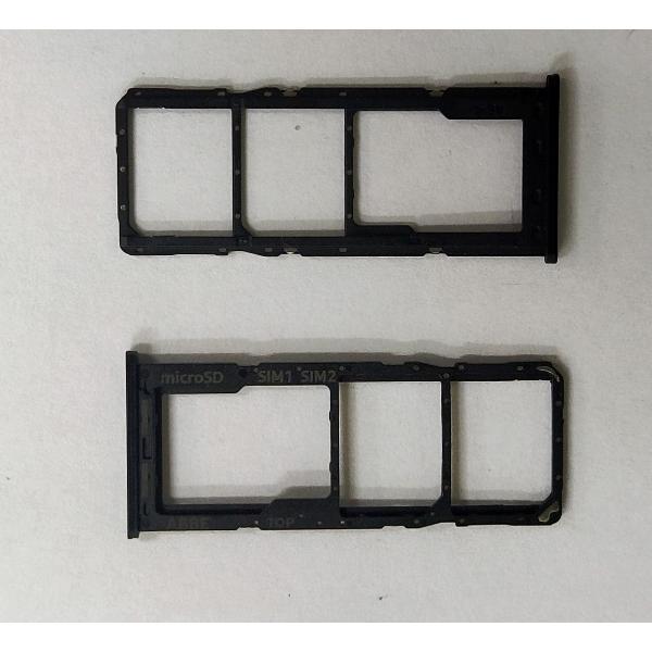Soporte o bandeja dual sim negra para Samsung Galaxy M22 SM-M225F SM-M225 M225F M225 calidad premium