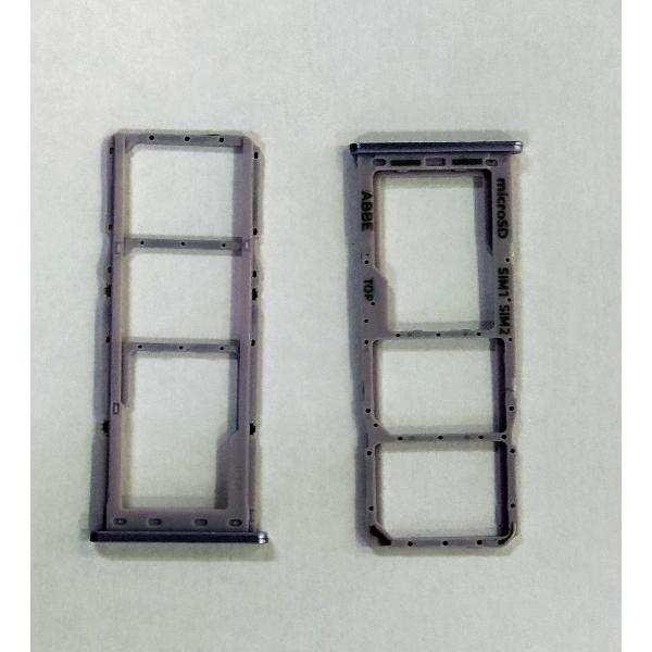 Soporte o bandeja dual sim purpura para Samsung Galaxy M22 SM-M225F SM-M225 M225F M225 calidad premium