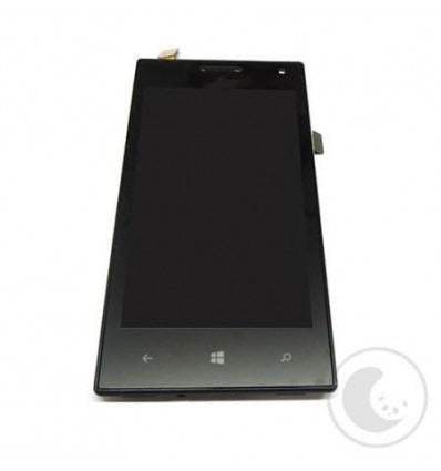 Huawei Ascend W1 Pantalla lcd + Táctil negro + marco premium