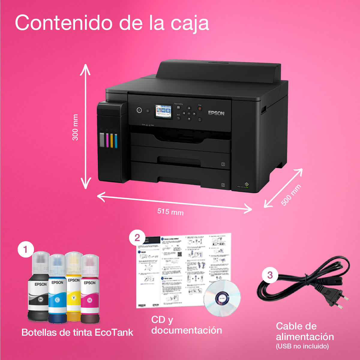 Impresora inyección Epson ecotank et - 16150 color