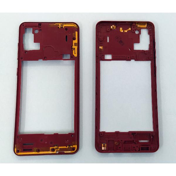 Carcasa central o marco rojo para Samsung Galaxy A21S SM-A217F calidad premium