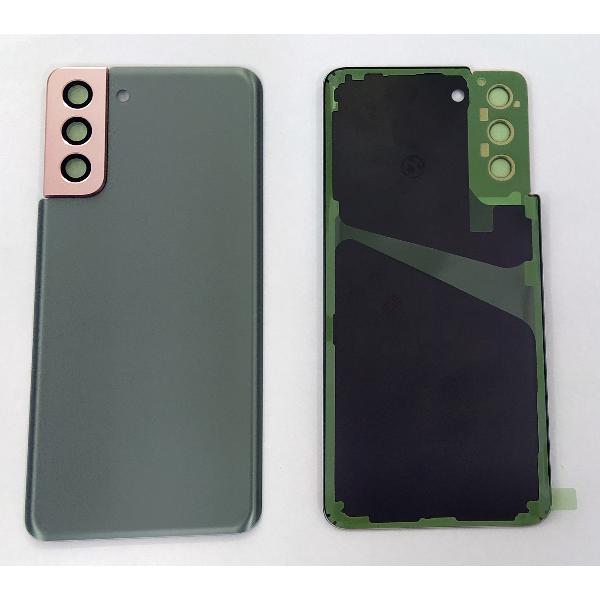 Tapa trasera o tapa bateria gris para Samsung Galaxy S21 Plus 5G SM-G996 mas cubierta camara