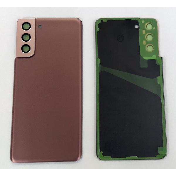 Tapa trasera o tapa bateria dorada para Samsung Galaxy S21 Plus 5G SM-G996 mas cubierta camara
