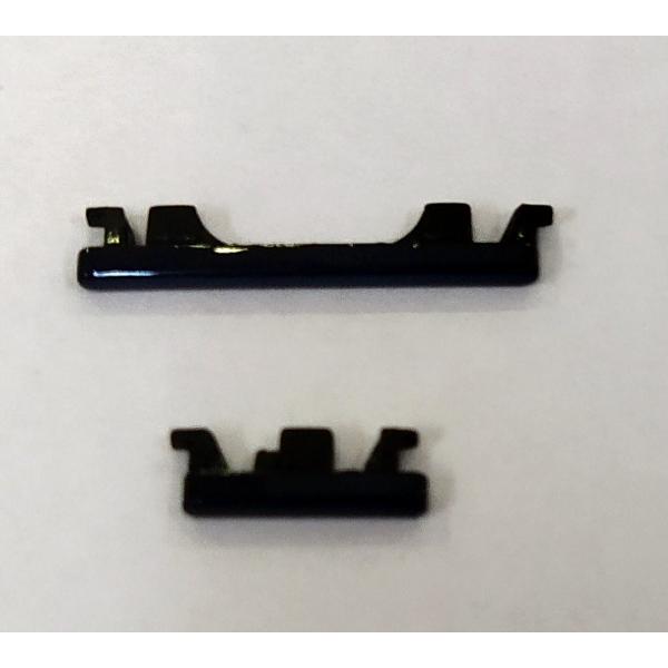 Set 2 botones azules para Motorola Moto One Vision Moto P50 XT1970 calidad premium